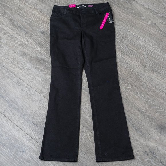 NWT INC black jeans - boot cut - sz 10